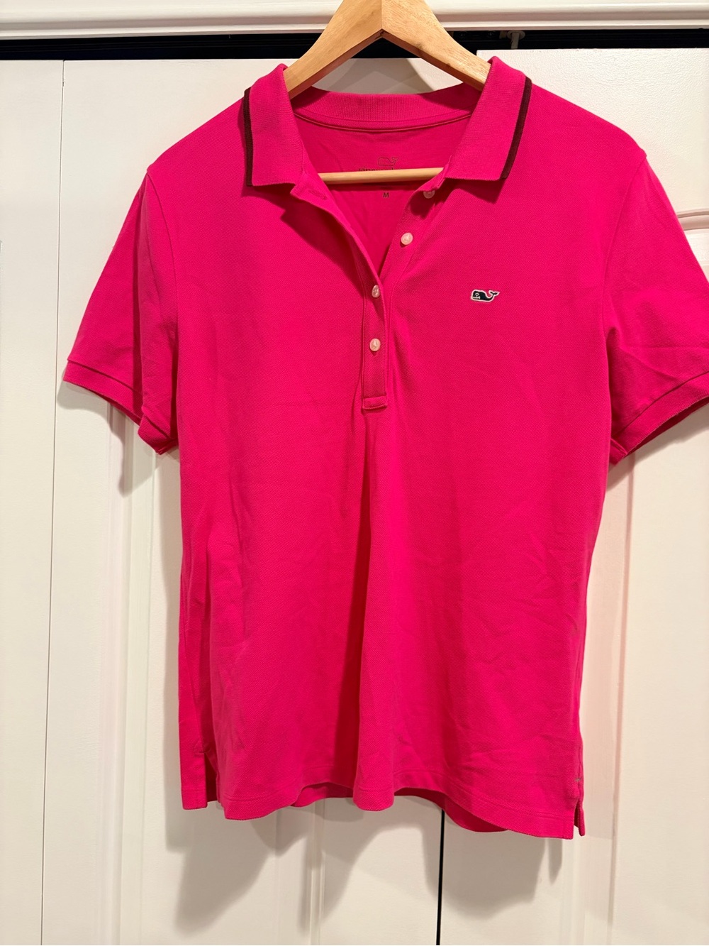 Vineyard Vines women’s Hot Pink Short-Sleeve Polo